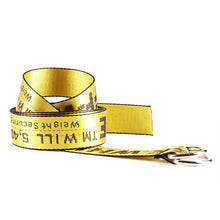 Load image into Gallery viewer, OFF White Belt 100-200cm Street Style Canvas Men&#39;s Belt Industrial Letters Canvas Belts Women Men Punk Embroidery Waist Strap